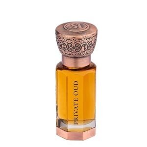 SWISS ARABIAN Private Oud for Unisex - Sultry Gourmand Concentrated Perfume Oil - Luxury Fragrance From Dubai - Long Lasting Artisan Perfume With Notes Of Plum, Rose, Vetiver And Vanilla - 0.4 Oz